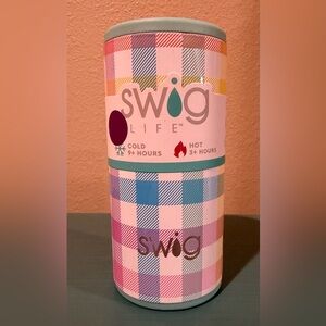 NWT Swig Pretty in Plaid 12oz Insulated Tumbler